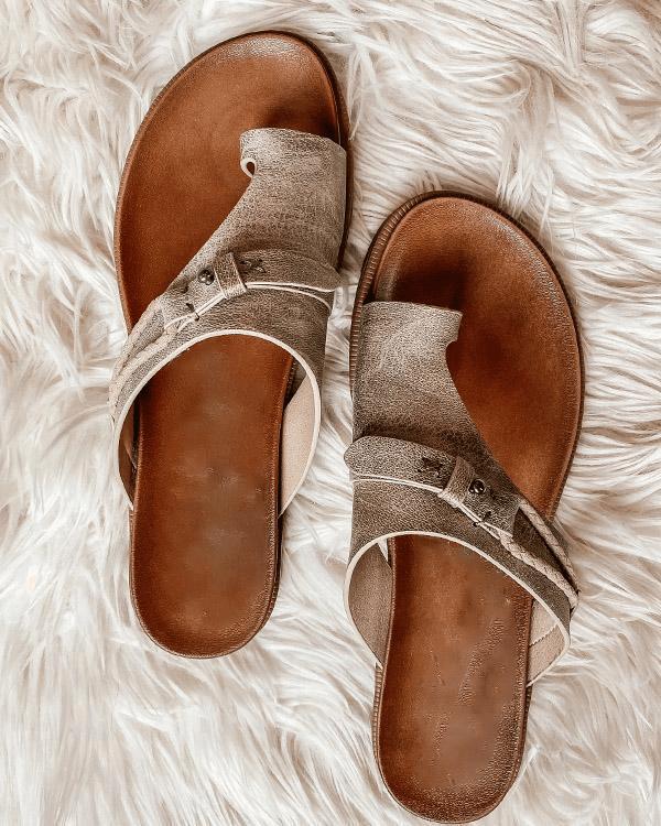 Veronica | Flache Barfuss-Sandalen für Damen